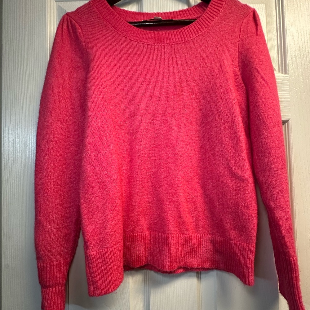 Loft Pink Acrylic Sweater Size XS